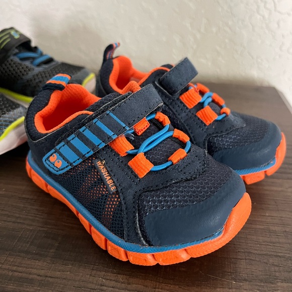 2 Pairs Baby Toddler Shoes - Size 5 - Surprize by Stride Rite - S Sport - Picture 2 of 7